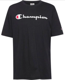 Champion Kurzarmshirt Crewneck T-Shirt BDC Schwarz Champion Kurzarmshirt Crewneck T-Shirt BDC Schwarz