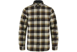 Fjällräven Singi Heavy Flannel Shirt Dunkelgrün/Braun/Dunkelbraun