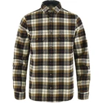 Fjällräven Singi Heavy Flannel Shirt Dunkelgrün/Braun/Dunkelbraun