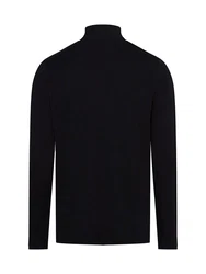 Finshley & Harding Langarmshirt Schwarz/Dunkelblau