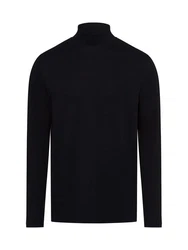 Finshley & Harding Langarmshirt Schwarz/Dunkelblau