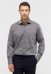 Eterna Businesshemd Comfort Fit Kentkragen Dunkelgrau/Grau/Hellgrau/Dunkelrot