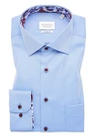 Eterna Langarmhemd COMFORT FIT Hellblau/Blau