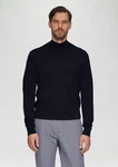 s.Oliver BLACK LABEL Strickpullover Softer Turtleneckpullover Dunkelblau