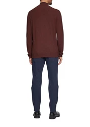 s.Oliver BLACK LABEL Strickpullover Softer Turtleneckpullover Dunkelrot/Bordeaux/Braun
