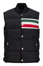Steppweste JOSEPH Stilvolle Herren Weste mit Italien-Flaggen-Print, Regular Fit