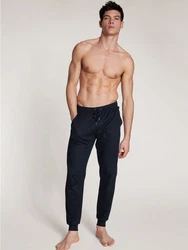 CALIDA Pyjamahose Remix Basic Sleep Herren Dunkelblau/Blau