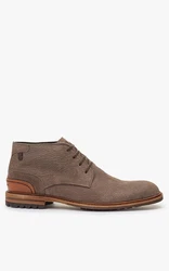 Floris van Bommel Lederstiefel Crepi Ankleboots Braun/Grau/Beige/Khaki