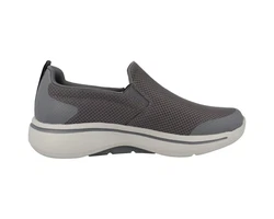 Skechers Go Walk Arch Fit - Togpath Herren Slipper Grau/Hellgrau/Dunkelgrau/Braun