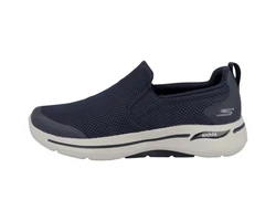 Skechers Go Walk Arch Fit - Togpath Herren Slipper Dunkelblau/Blau