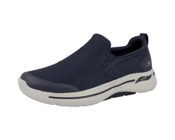 Skechers Go Walk Arch Fit - Togpath Herren Slipper Dunkelblau/Blau