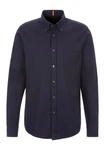 BOSS ORANGE Flanellhemd Rickert_M Dunkelblau/Hellblau/Blau