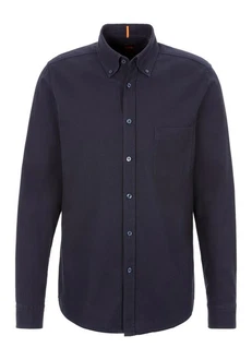 BOSS ORANGE Flanellhemd Rickert_M Dunkelblau/Hellblau/Blau BOSS ORANGE Flanellhemd Rickert_M Dunkelblau/Hellblau/Blau
