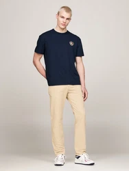 Tommy Jeans T-Shirt TJM REG RWB CREST FLAG TEE marine/gold