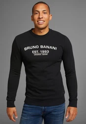 Bruno Banani Sweatshirt mit Logoprint Schwarz/Beige/Bordeaux/Dunkelrot