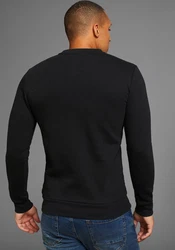 Bruno Banani Sweatshirt mit Logoprint Schwarz/Beige/Bordeaux/Dunkelrot
