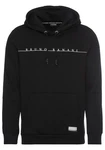 Bruno Banani Kapuzensweatshirt mit Logodruck Schwarz/Beige