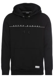 Bruno Banani Kapuzensweatshirt mit Logodruck Schwarz/Beige
