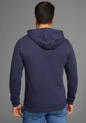 H.I.S Kapuzensweatshirt mit Logoprint Dunkelblau/Hellblau