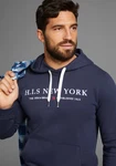 H.I.S Kapuzensweatshirt mit Logoprint Dunkelblau/Hellblau