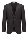 BOSS Sakko H-Huge-B1 Dunkelgrau/Dunkelbraun/Hellblau/Grau/Schwarz/Braun