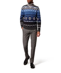 Pierre Cardin Hose Calais Slim Fit Grau/Dunkelgrau