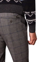 Pierre Cardin Hose Calais Slim Fit Grau/Dunkelgrau