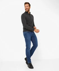 Brax Strickpullover Style STEFFEN grau (hellgrau)/Dunkelgrau