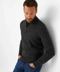 Brax Strickpullover Style STEFFEN grau (hellgrau)/Dunkelgrau