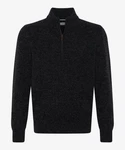 Brax Strickpullover Style STEFFEN grau (hellgrau)/Dunkelgrau