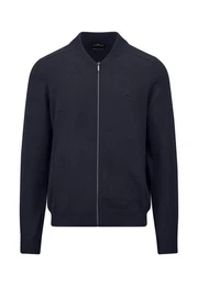Strickjacke Strick-Cardigan mit College-Kragen - Regular Fit