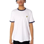 Lyle & Scott T-Shirt 'Ringer' Weiß/Dunkelblau Lyle & Scott T-Shirt 'Ringer' Weiß/Dunkelblau