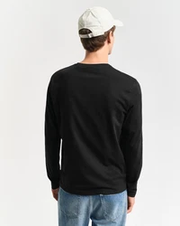 GANT Shirt 'Shield' Schwarz/Dunkelgrau/Dunkelblau/Blau