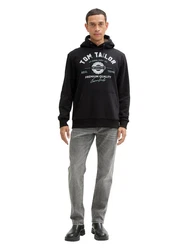 TOM TAILOR Sweatshirt Langarmshirt Schwarz/Gelb/Braun/Blau