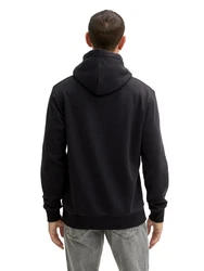 TOM TAILOR Sweatshirt Langarmshirt Schwarz/Gelb/Braun/Blau
