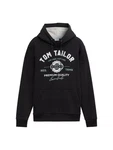 TOM TAILOR Sweatshirt Langarmshirt Schwarz/Gelb/Braun/Blau