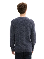 TOM TAILOR Denim Strickpullover Regular Fit Melange