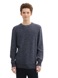 TOM TAILOR Denim Strickpullover Regular Fit Melange