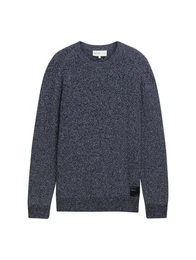 Strickpullover Strickpullover in Melange-Optik - Regular Fit