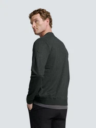 NO EXCESS Strickpullover Cardigan Regular Fit zweifarbig