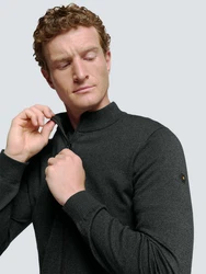 NO EXCESS Strickpullover Cardigan Regular Fit zweifarbig