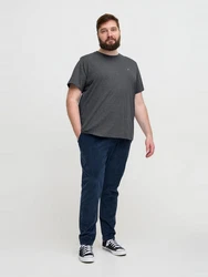 Blend T-Shirt BHBT-Shirt Dunkelgrau/Grau/Dunkelblau