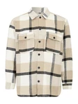 Jack & Jones Plus Hemd JJEBradley Ollie beigemeliert/grau/schwarz