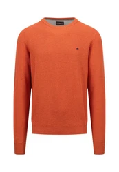 FYNCH-HATTON Strickpullover O-Neck Structure 