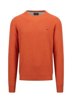 FYNCH-HATTON Strickpullover O-Neck Structure FYNCH-HATTON Strickpullover O-Neck Structure