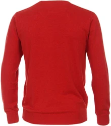 Redmond Rundhalspullover Rot/Dunkelrot