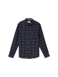 Kurzarmshirt Regular-Fit Hemd mit Karomuster - Regular Fit