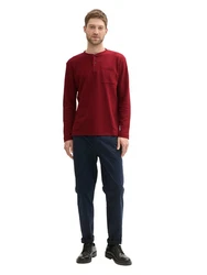 TOM TAILOR Shirt Dunkelrot/Bordeaux/Rot