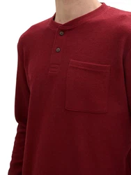 TOM TAILOR Shirt Dunkelrot/Bordeaux/Rot