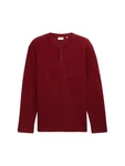 TOM TAILOR Shirt Dunkelrot/Bordeaux/Rot
